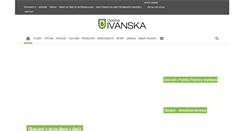 Desktop Screenshot of ivanska.hr
