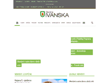 Tablet Screenshot of ivanska.hr